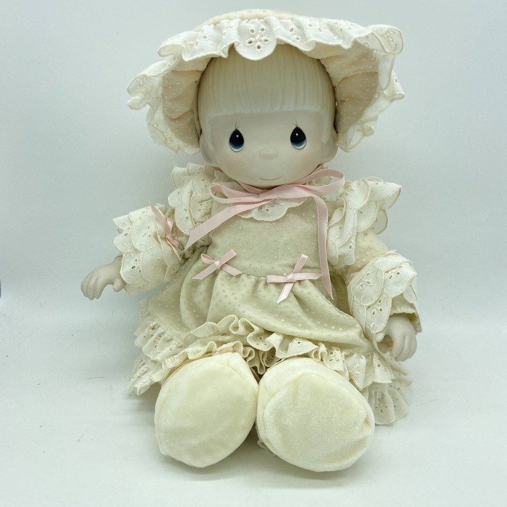 Precious Moments 1984 Kristy Porcelain Baby Doll Enesco 13" With Box E-2851 VTG - Picture 2 of 16